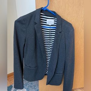 Loft Dark Gray Blazer Size 6–very comfortable